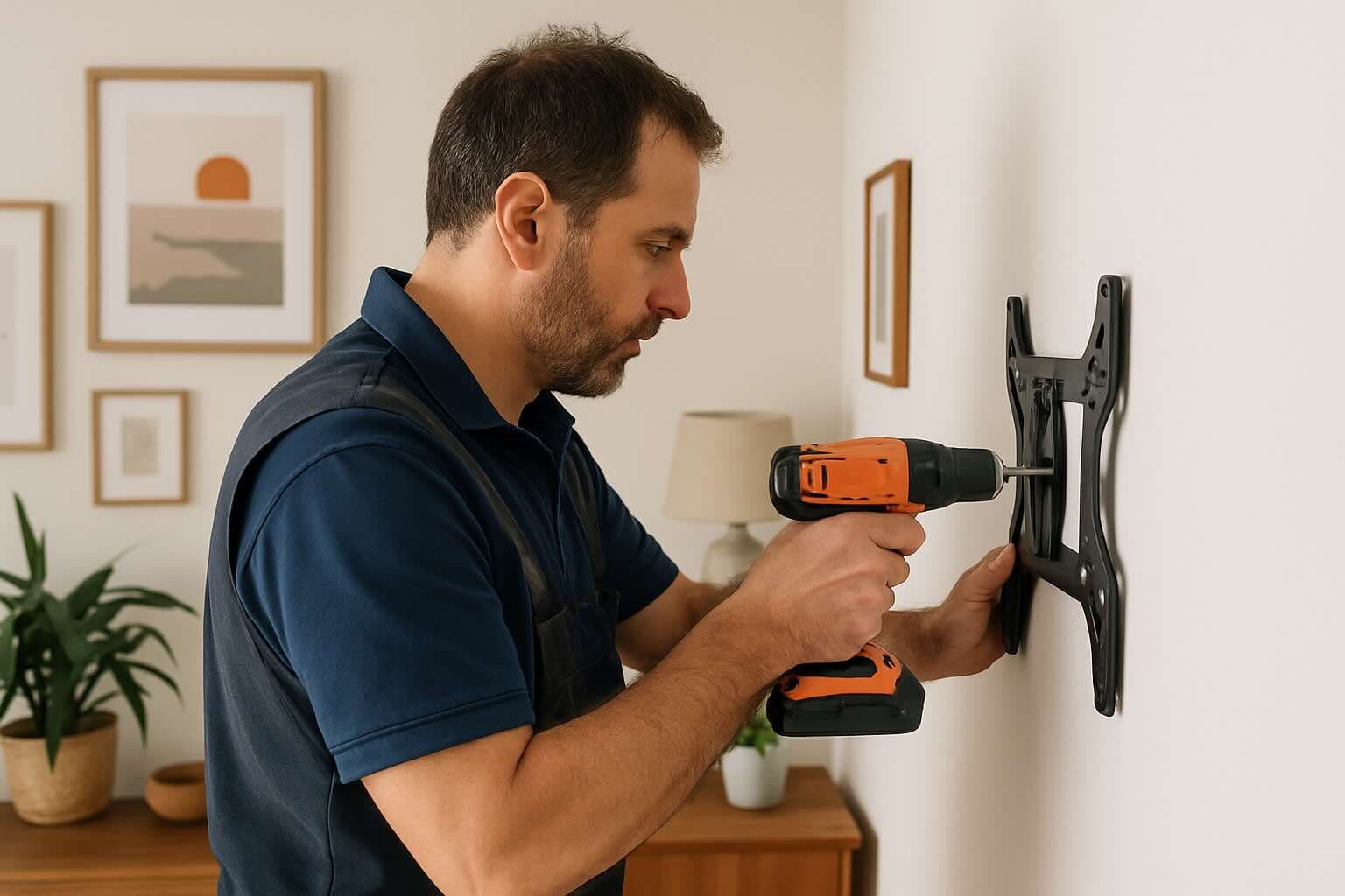 TV mounting equipment and installation